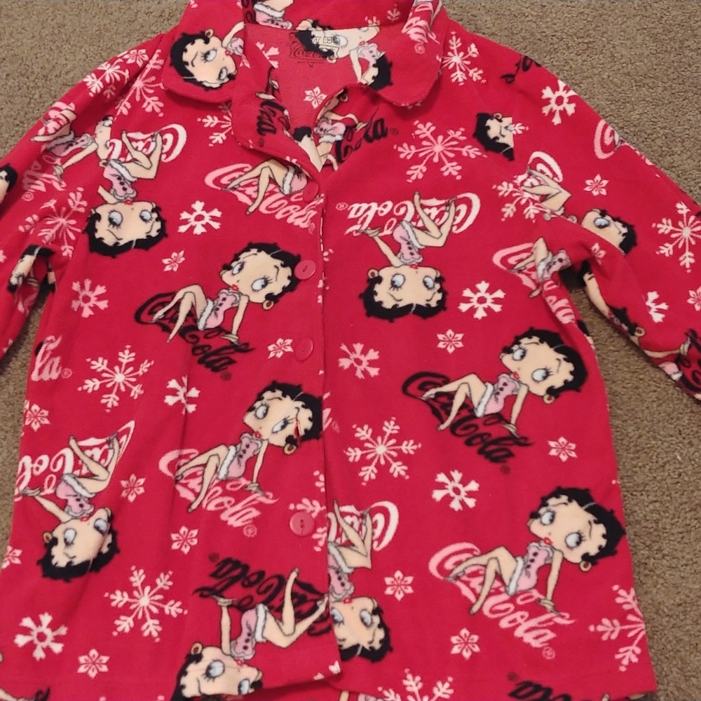 NEW! Betty Boop Pajama Set